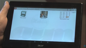Mobility MES app operator-time-clock-function
