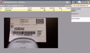 scan serial master or mixed label to verify ship order