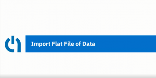 Import Flat File Data to AIM