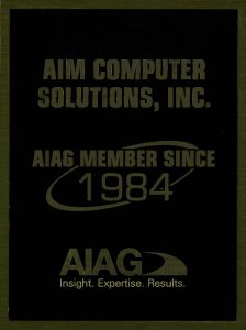 AIM Computer Solutions AIAG Member Since 1984