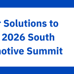 AIM Computer Solutions exhibiting at the 2026 South Carolina Automotive Summit, featuring the South Carolina Automotive Summit logo and 15-year anniversary badge.